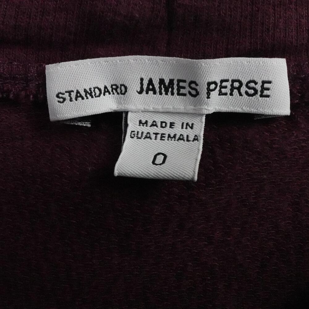 James Perse Sweater‎ Womens 0 Burgundy Pullover Crewneck Preppy Casual Lounge - Picture 3 of 15